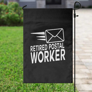 Retired Postal Worker Garden Flag Mailman Postman Retirement Gifts TS10 Print Your Wear