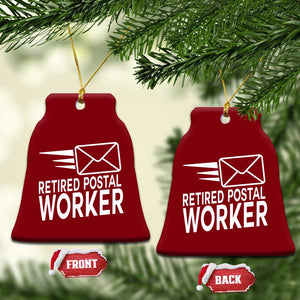 Retired Postal Worker Ceramic Ornament Mailman Postman Retirement Gifts TS10 Print Your Wear