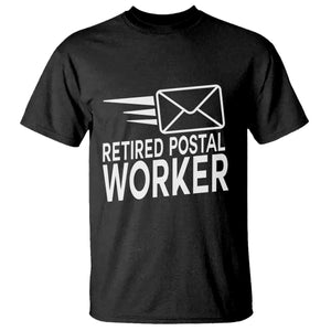 Retired Postal Worker T Shirt Mailman Postman Retirement Gifts TS10 Black Print Your Wear
