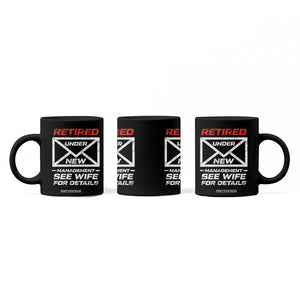 Mens Postal Worker Retirement Coffee Mug Retired Under New Management Funny Dad Humor TS10 Print Your Wear