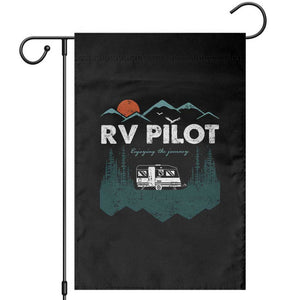 RV Pilot Camping Garden Flag Retro Motorhome Travel Vacation Gift TS10 Black Print Your Wear