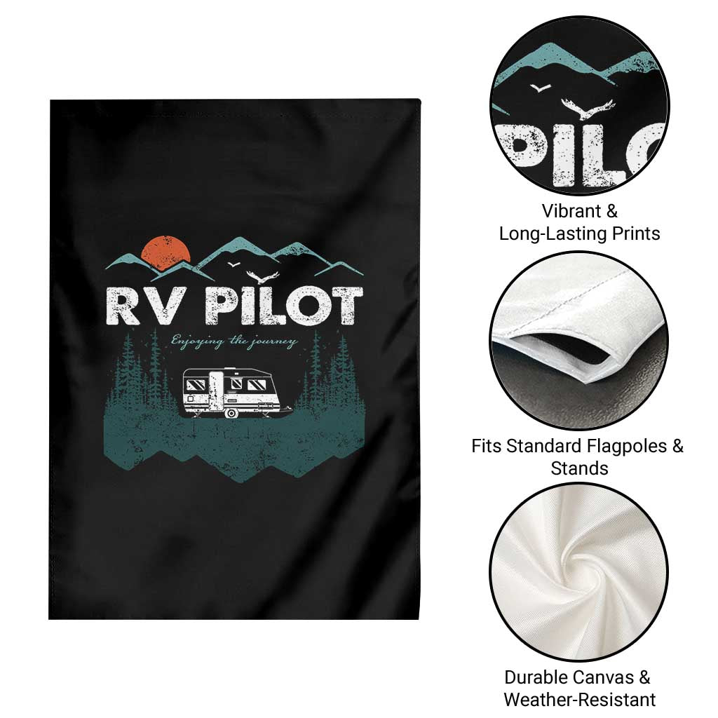RV Pilot Camping Garden Flag Retro Motorhome Travel Vacation Gift TS10 Print Your Wear