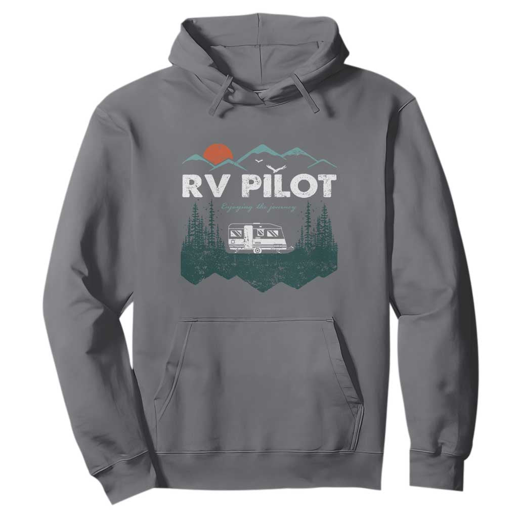 RV Pilot Camping Hoodie Retro Motorhome Travel Vacation Gift TS10 Charcoal Print Your Wear