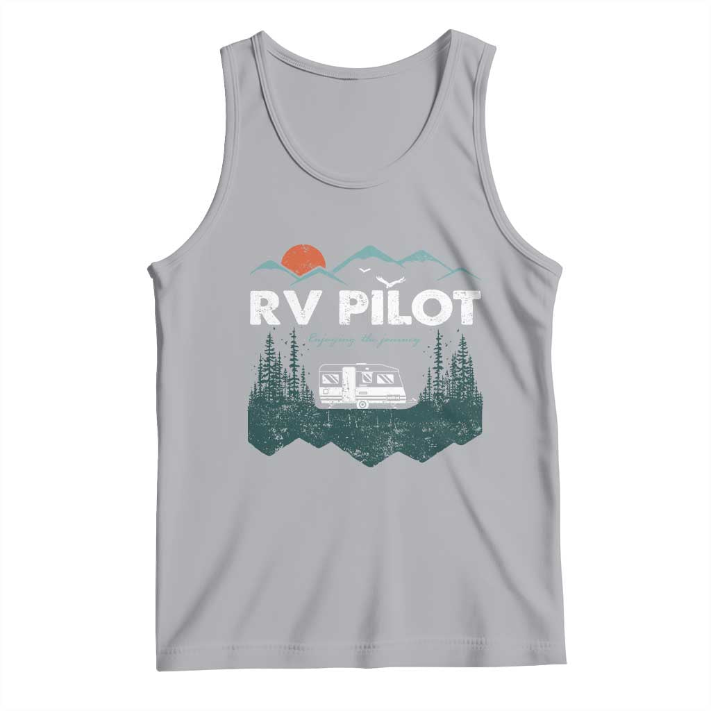 RV Pilot Camping Tank Top Retro Motorhome Travel Vacation Gift TS10 Athletic Heather Print Your Wear