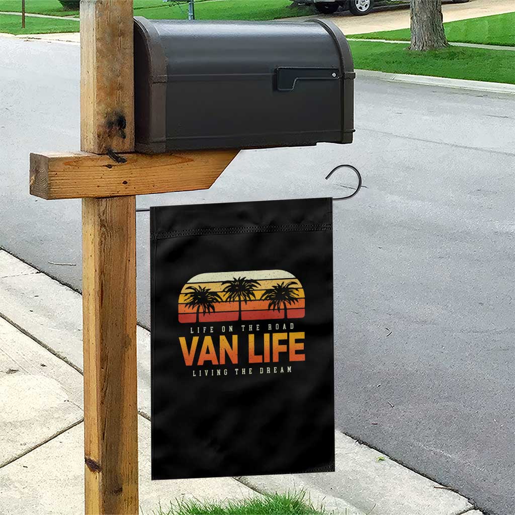 Van Life Garden Flag Retro Camping RV Motorhome Travel Vacation Gift TS10 Print Your Wear