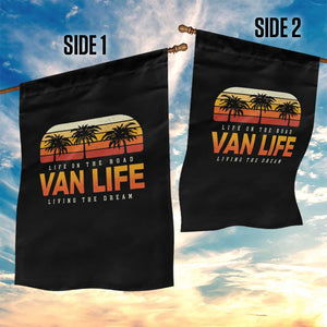 Van Life Garden Flag Retro Camping RV Motorhome Travel Vacation Gift TS10 Print Your Wear