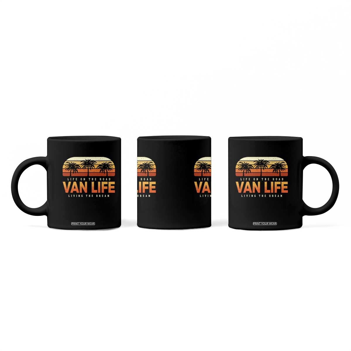Van Life Coffee Mug Retro Camping RV Motorhome Travel Vacation Gift TS10 Print Your Wear