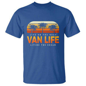 Van Life T Shirt Retro Camping RV Motorhome Travel Vacation Gift TS10 Royal Blue Print Your Wear