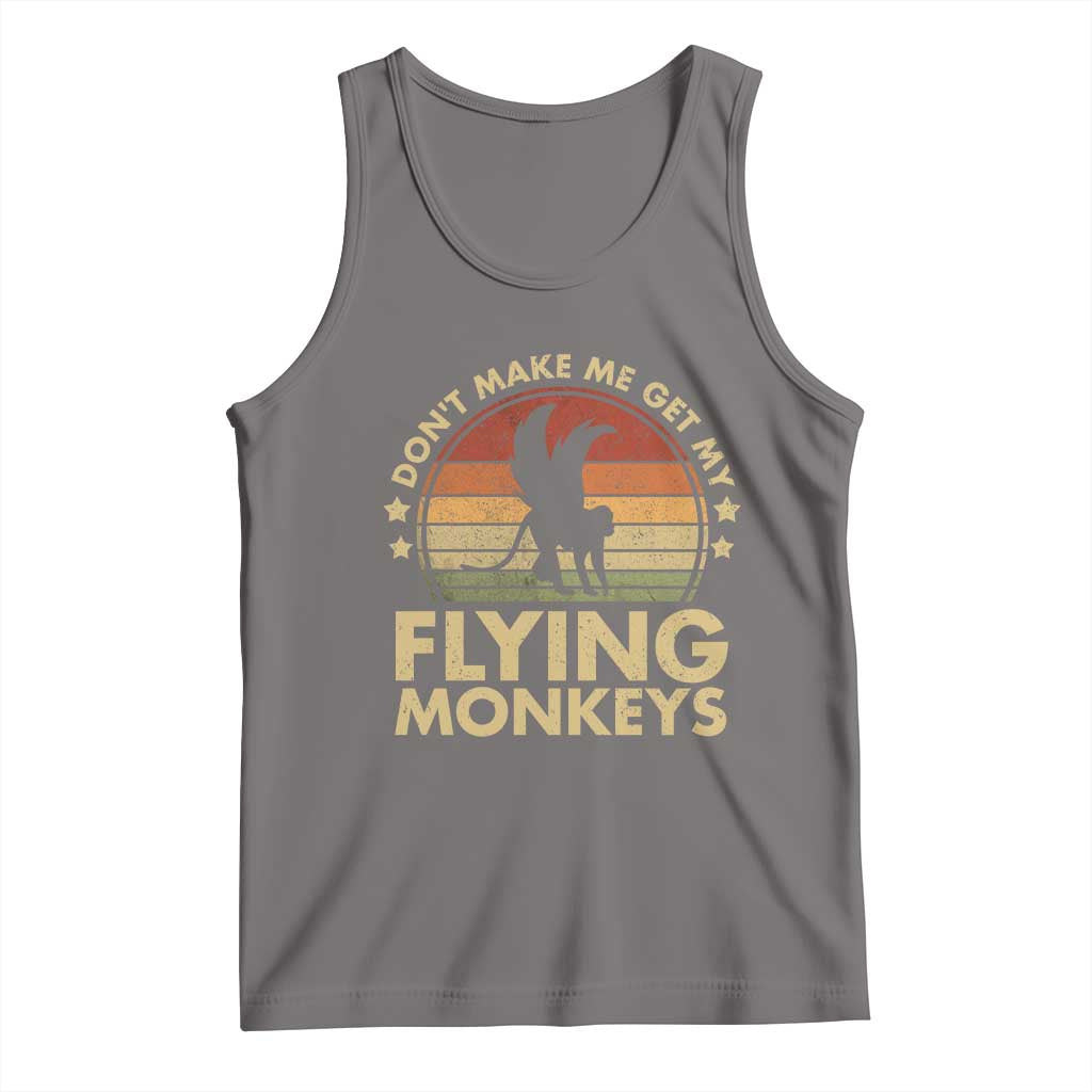 Vintage Retro Dont Make Me Get My Flying Monkeys Tank Top TS10 Deep Heather Print Your Wear