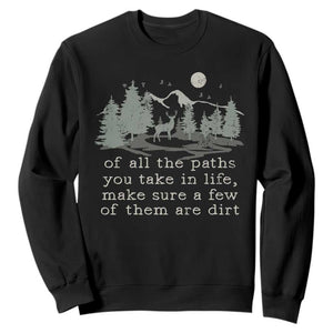 Retro Nature Wildlife Outdoor Sweatshirt Camping Forest Hiking Vintage TS10 Black Print Your Wear