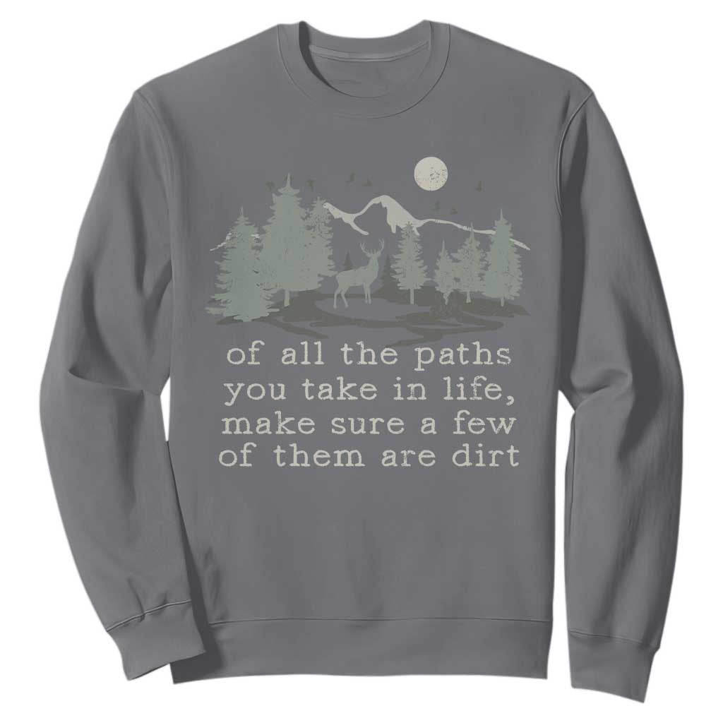 Retro Nature Wildlife Outdoor Sweatshirt Camping Forest Hiking Vintage TS10 Charcoal Print Your Wear