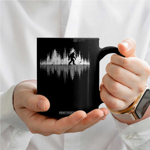 Bigfoot In The Forest Coffee Mug Sasquatch Trees Reflection Wildlife Nature Outdoor Wild Retro TS10 Print Your Wear