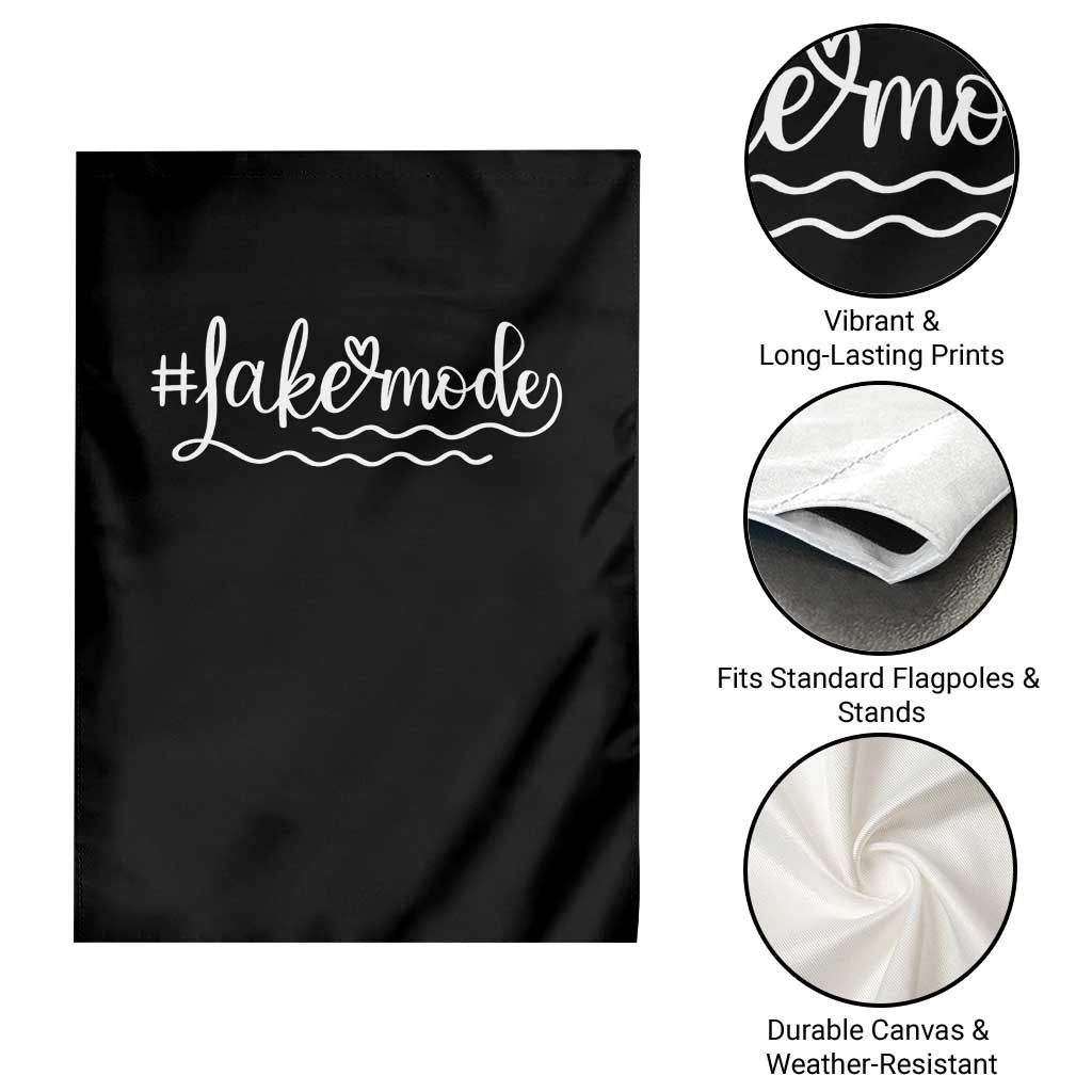 Lake Mode Garden Flag Summer Vacation Outdoor Camping TS10 Print Your Wear