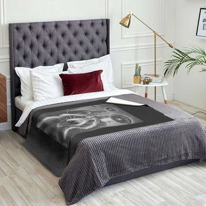 Racoon Meme Throw Blanket Selfie With Alien UFO TS10 Print Your Wear