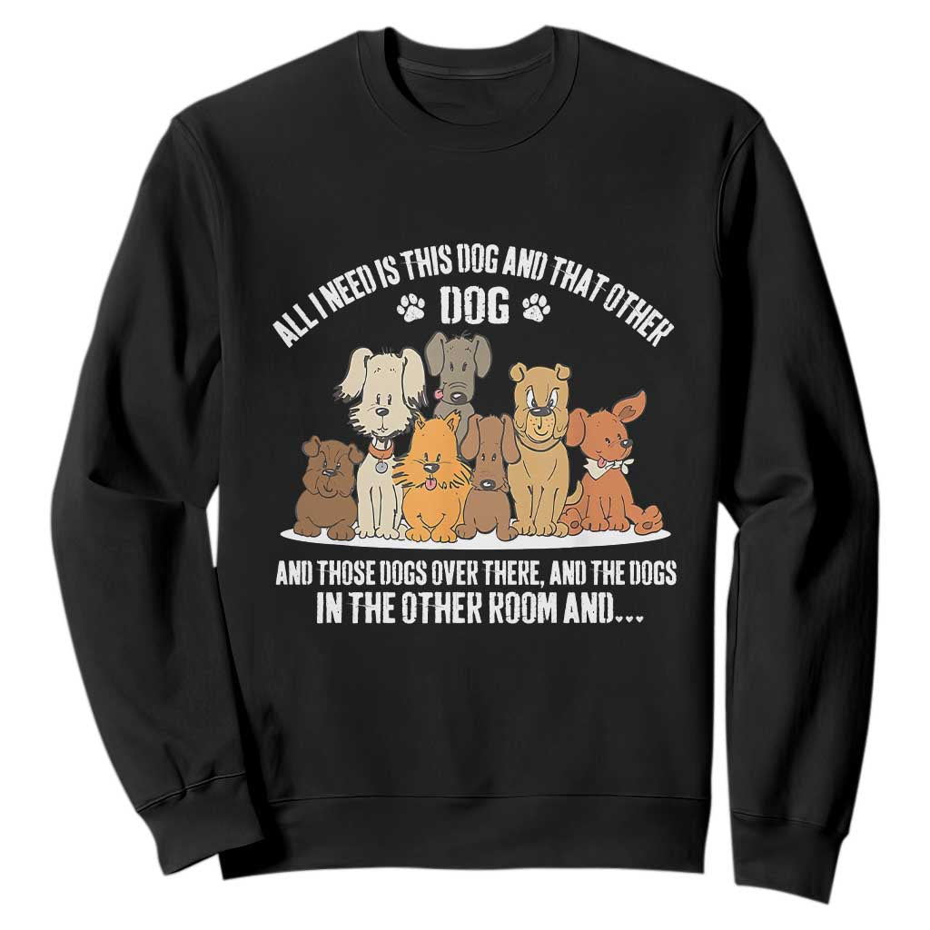 Funny Dog Lover Sweatshirt Fur Mama Dad Dog Rescue TS10 Black Print Your Wear