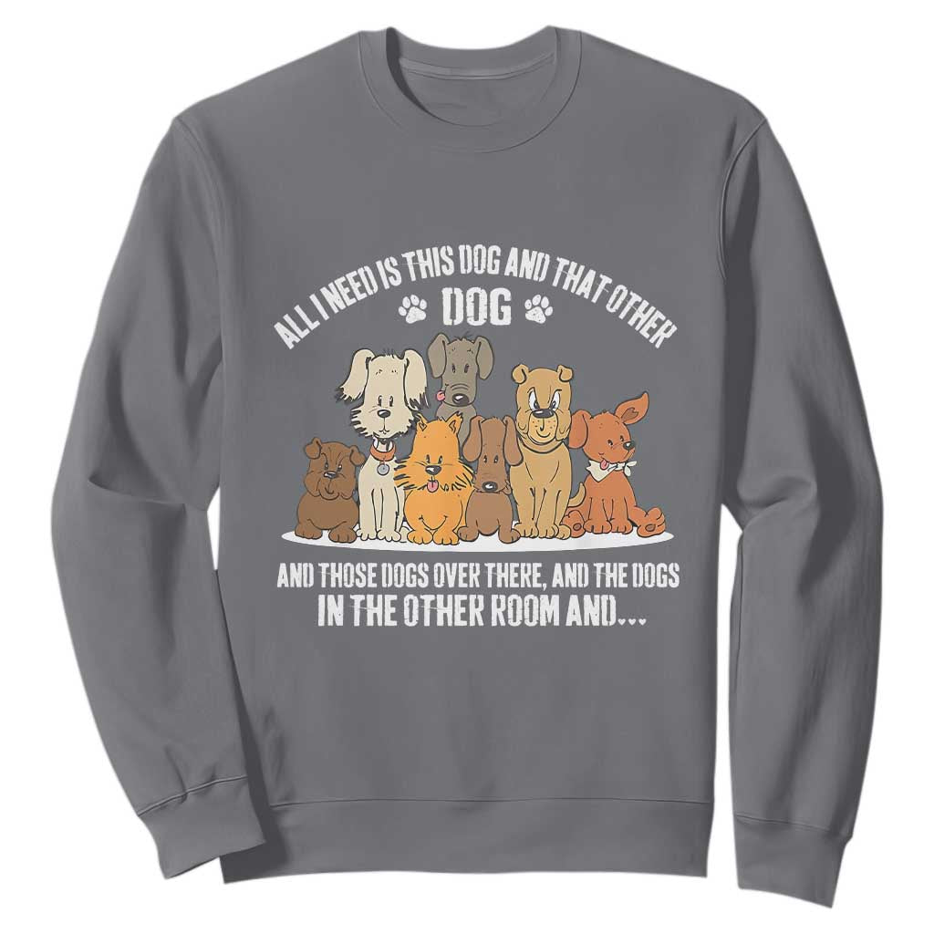 Funny Dog Lover Sweatshirt Fur Mama Dad Dog Rescue TS10 Charcoal Print Your Wear