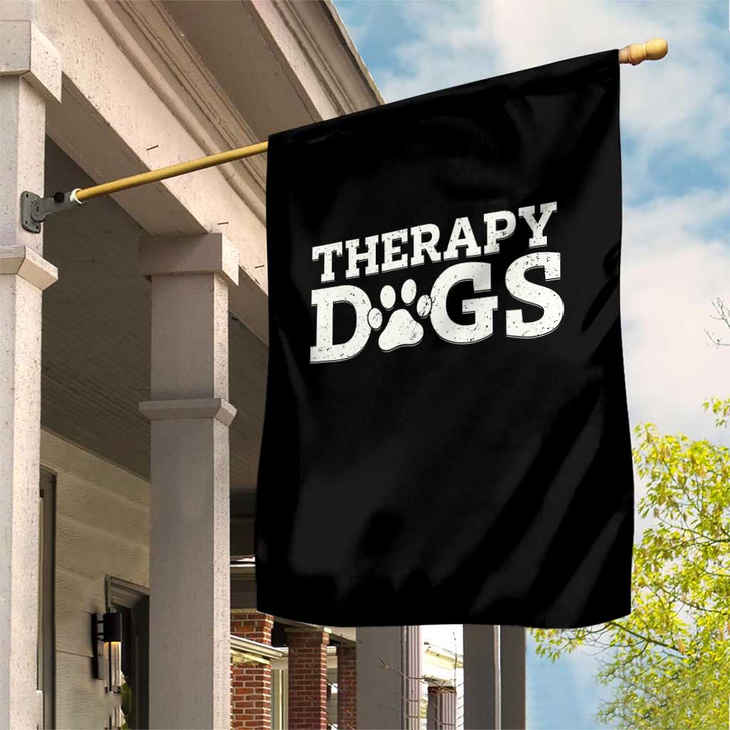 Therapy Dog Garden Flag Classic Retro Varsity Vintage Pet Partners TS10 Print Your Wear