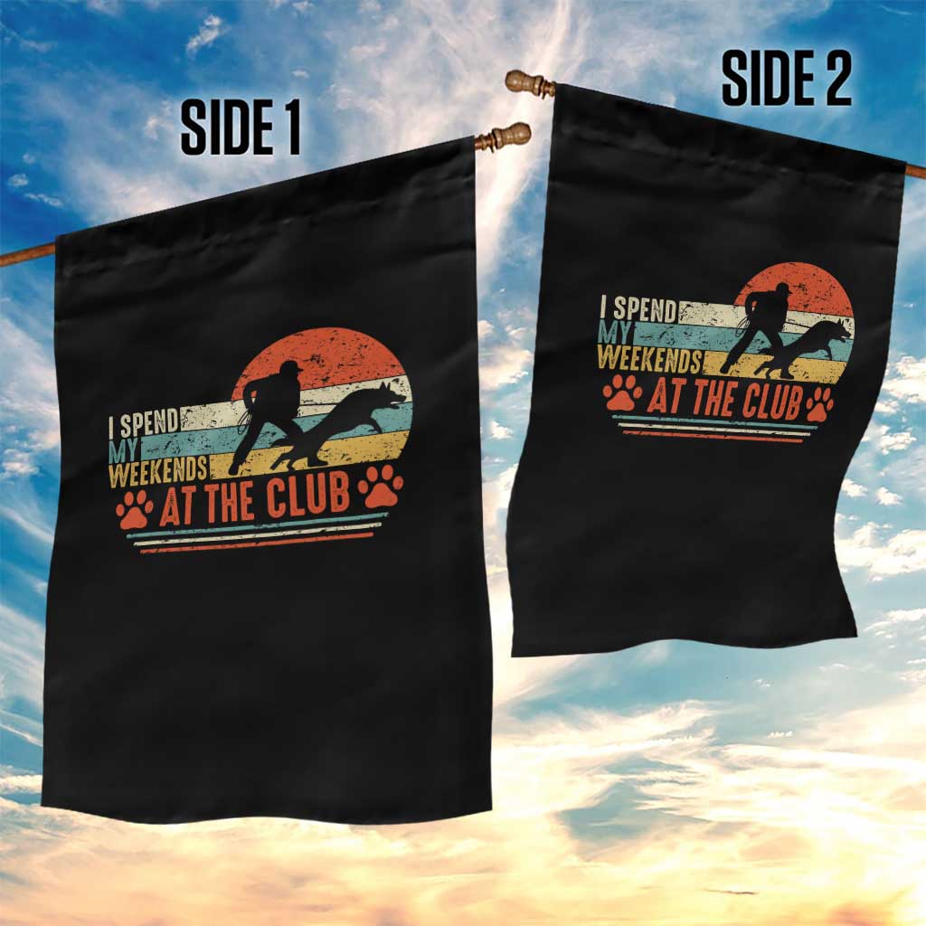 Funny IGP Bite Work Garden Flag Schutzhund Dog Training TS10 Print Your Wear