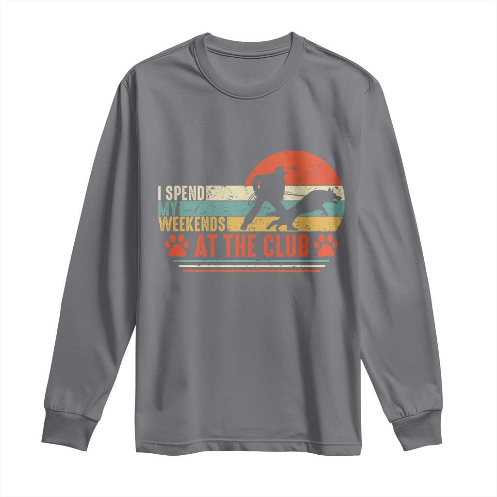 Funny IGP Bite Work Long Sleeve Shirt Schutzhund Dog Training TS10 Charcoal Print Your Wear