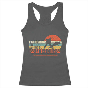 Funny IGP Bite Work Racerback Tank Top Schutzhund Dog Training TS10 Dark Heather Print Your Wear