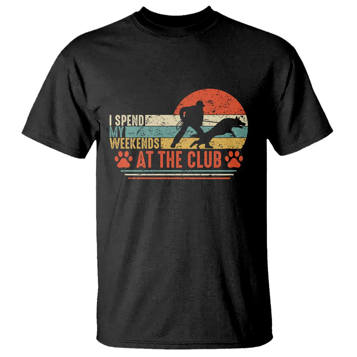 Funny IGP Bite Work T Shirt Schutzhund Dog Training TS10 Black Print Your Wear