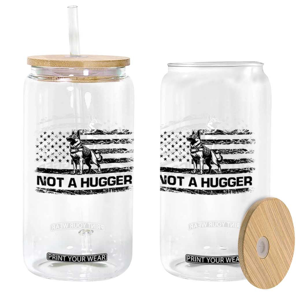 Belgian Malinois American Flag Glass Can K9 Dog Lovers German Shepherd TS10 Print Your Wear