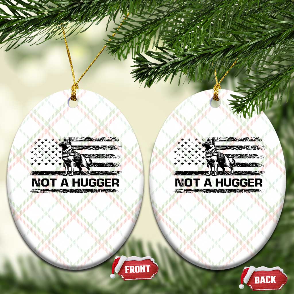 Belgian Malinois American Flag Ceramic Ornament K9 Dog Lovers German Shepherd TS10 Print Your Wear