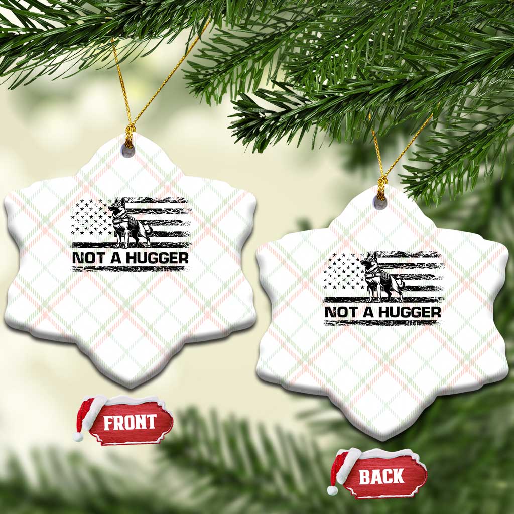 Belgian Malinois American Flag Ceramic Ornament K9 Dog Lovers German Shepherd TS10 Print Your Wear