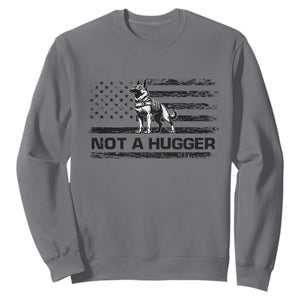 Belgian Malinois American Flag Sweatshirt K9 Dog Lovers German Shepherd TS10 Charcoal Print Your Wear