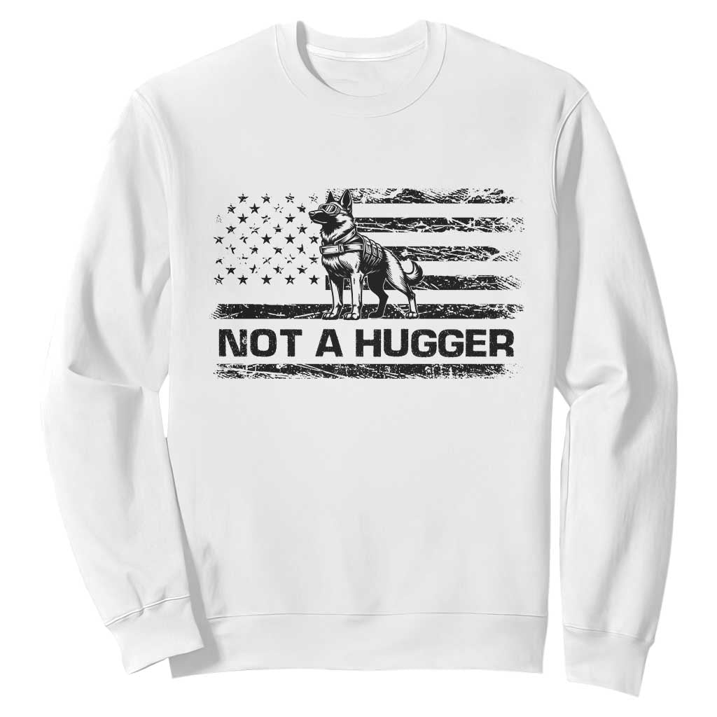 Belgian Malinois American Flag Sweatshirt K9 Dog Lovers German Shepherd TS10 White Print Your Wear