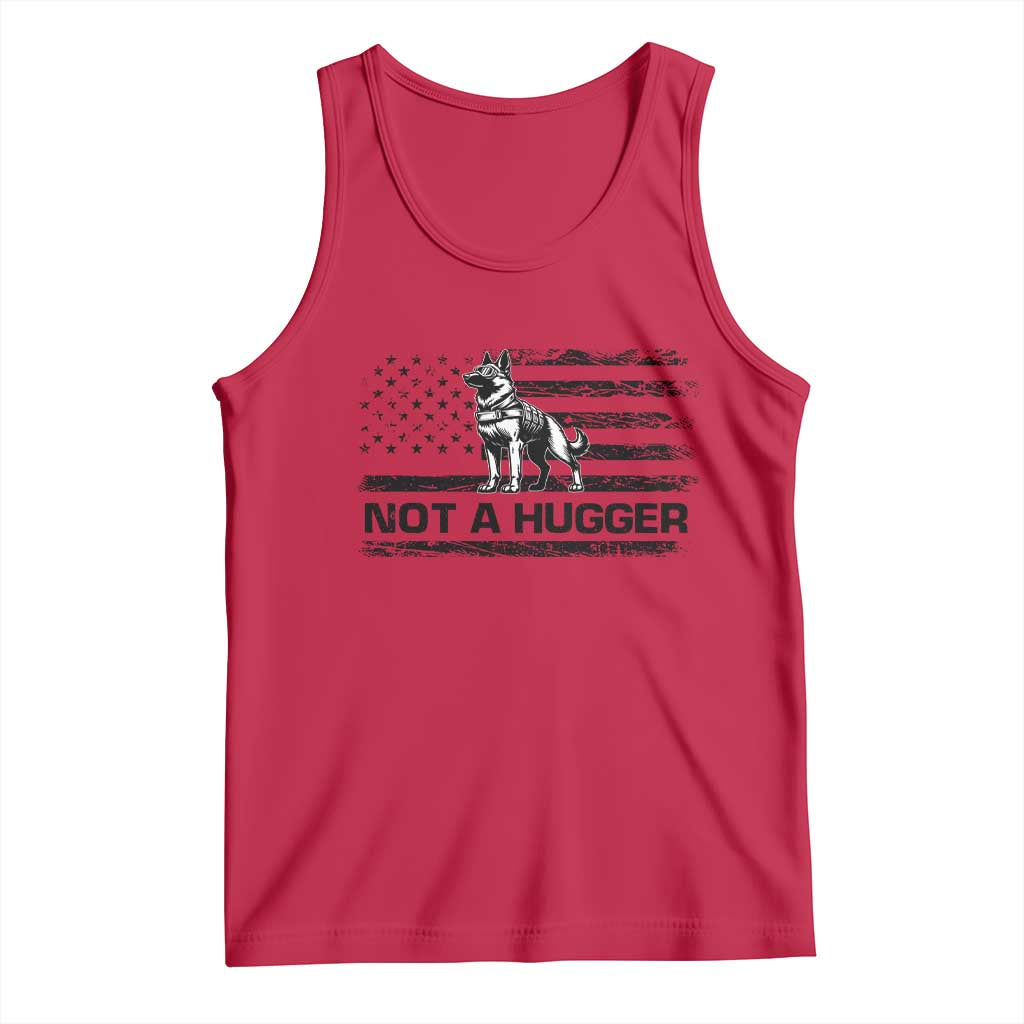 Belgian Malinois American Flag Tank Top K9 Dog Lovers German Shepherd TS10 Red Print Your Wear