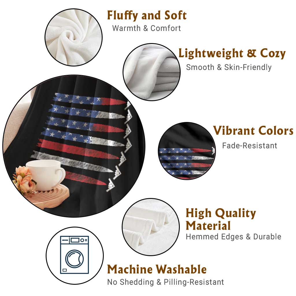 B2 Spirit Throw Blanket B-2 Stealth Bomber Aircraft American Flag Patriotic TS10 Print Your Wear