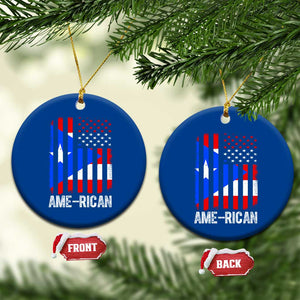 Puerto Rican American Flag Ceramic Ornament AME-RICAN Boricua Pride TS10 1pc Blue Print Your Wear
