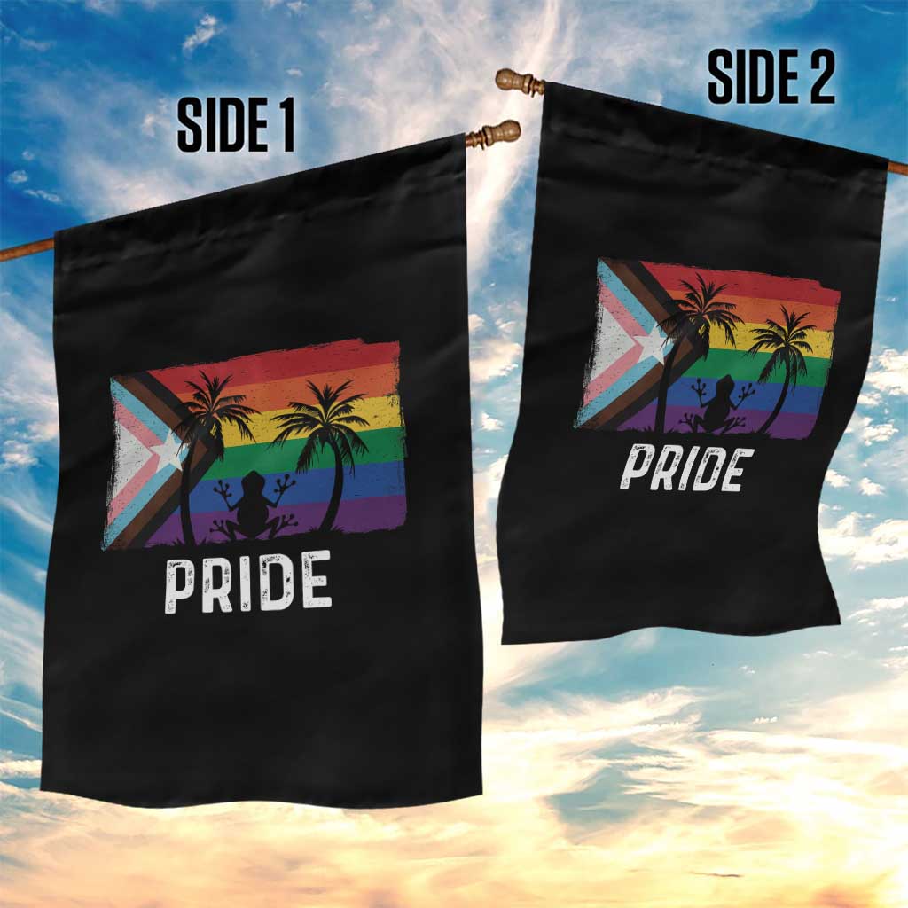 Puerto Rican LGBTQ Garden Flag Boricua Rainbow Flag Pride TS10 Print Your Wear