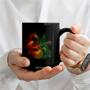 Marley Guitarist Coffee Mug Smoke Cannabis Leaf 420 Rastafari Rasta Reggae Music TS10 Print Your Wear