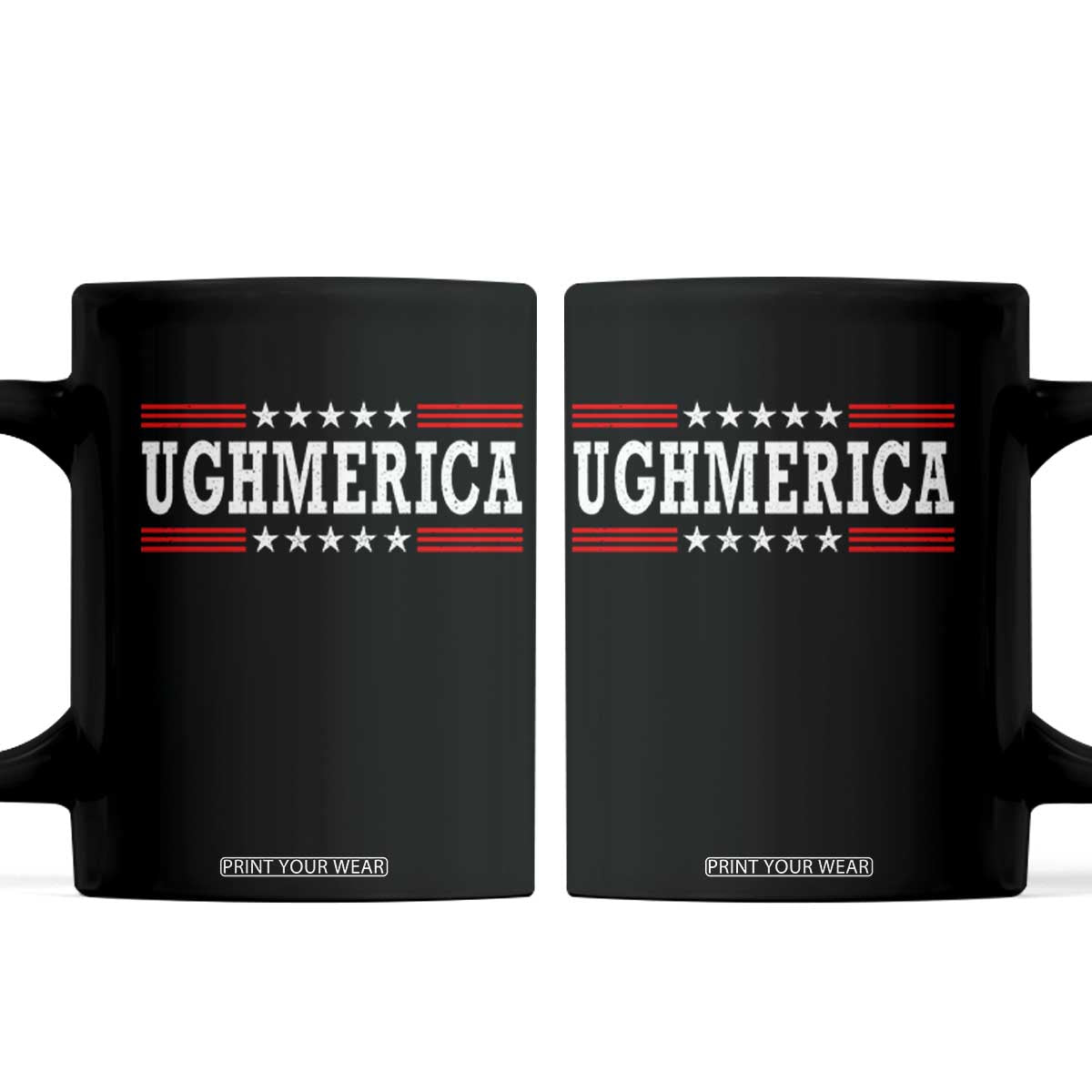 Ughmerica Anti 4th of July Coffee Mug TS10 Black Print Your Wear