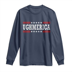 Ughmerica Anti 4th of July Long Sleeve Shirt TS10 Navy Print Your Wear