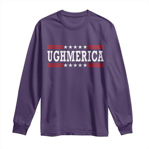 Ughmerica Anti 4th of July Long Sleeve Shirt TS10 Purple Print Your Wear