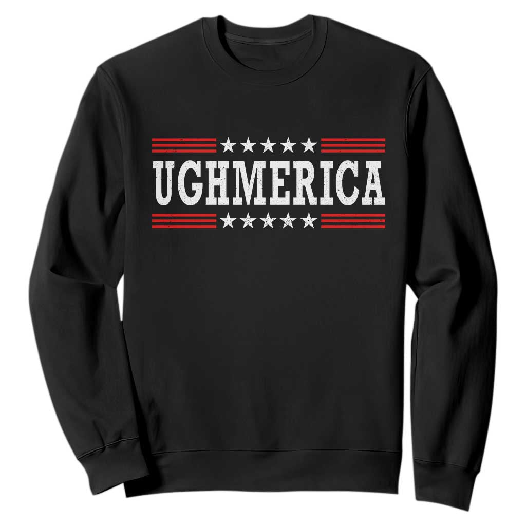Ughmerica Anti 4th of July Sweatshirt TS10 Black Print Your Wear