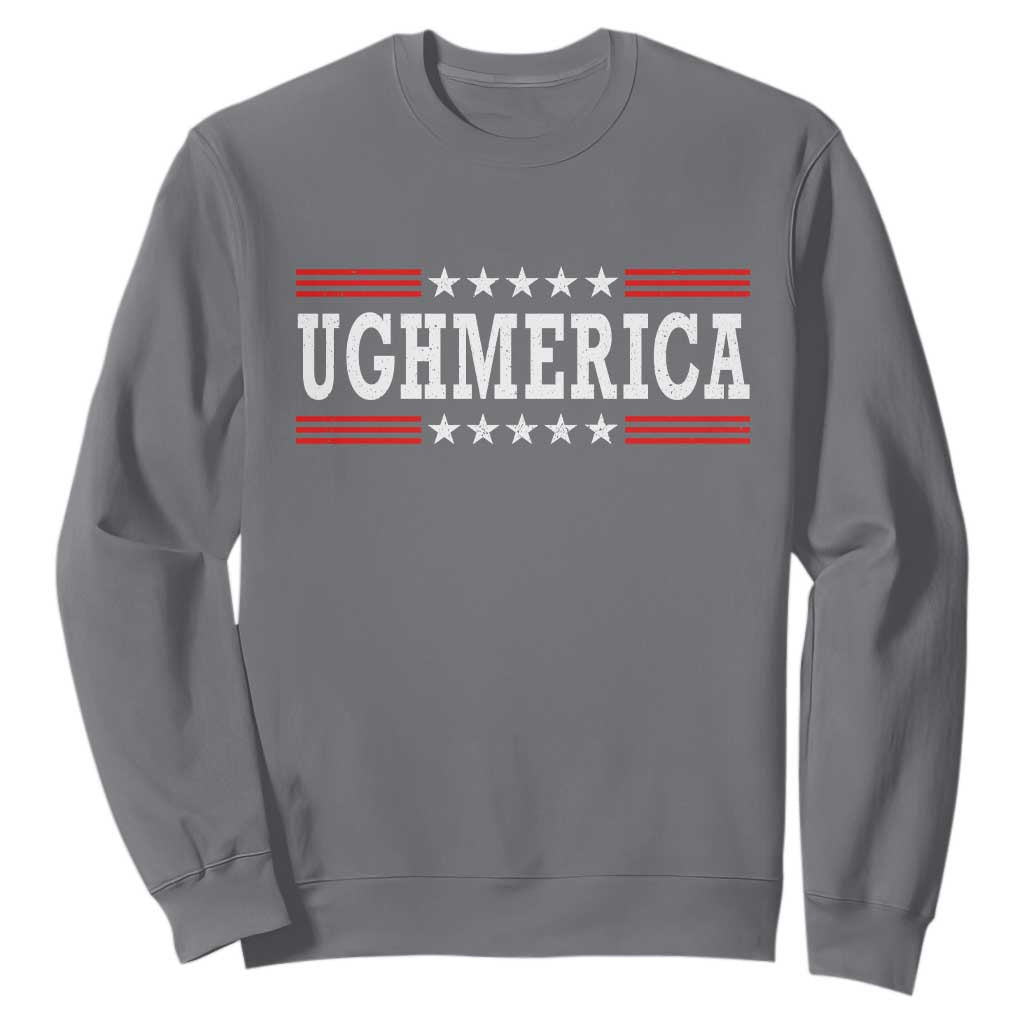 Ughmerica Anti 4th of July Sweatshirt TS10 Charcoal Print Your Wear