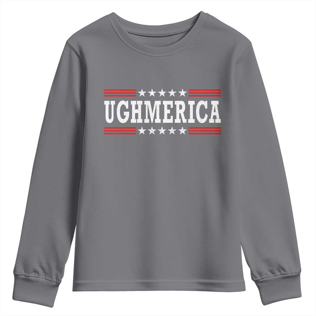 Ughmerica Anti 4th of July Youth Sweatshirt TS10 Charcoal Print Your Wear