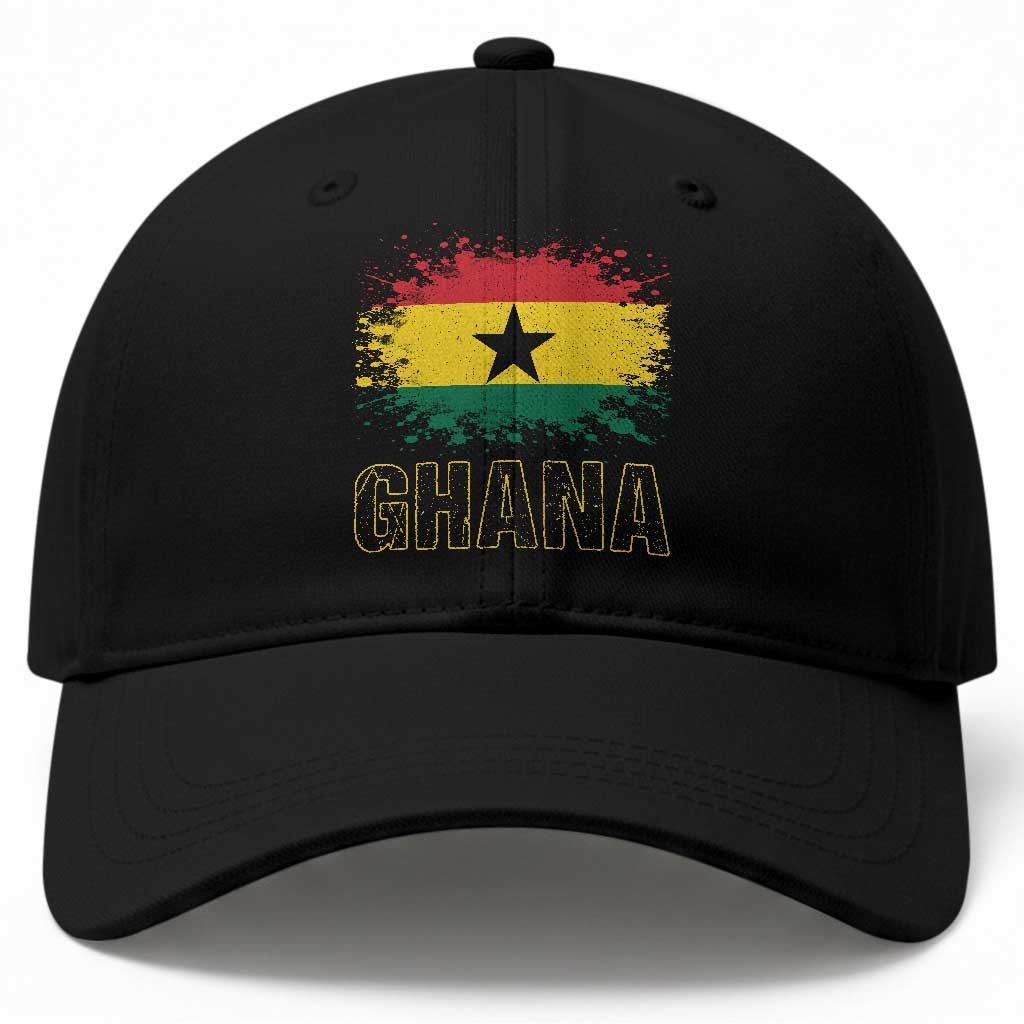 Ghana Baseball Cap Retro Vintage Watercolors Sport Ghanaian Flag Proud Ghanaians TS10 Print Your Wear