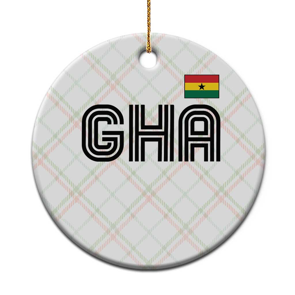 Proud Ghanaian Ceramic Ornament Minimalist Ghana Typography Design Ghana Flag TS10 1pc Christmas Plaid Print Your Wear