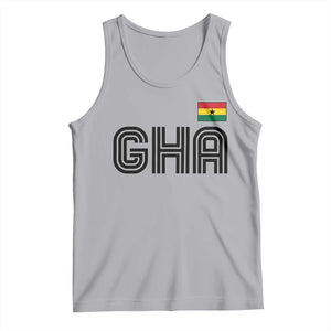 Proud Ghanaian Tank Top Minimalist Ghana Typography Design Ghana Flag TS10 Athletic Heather Print Your Wear