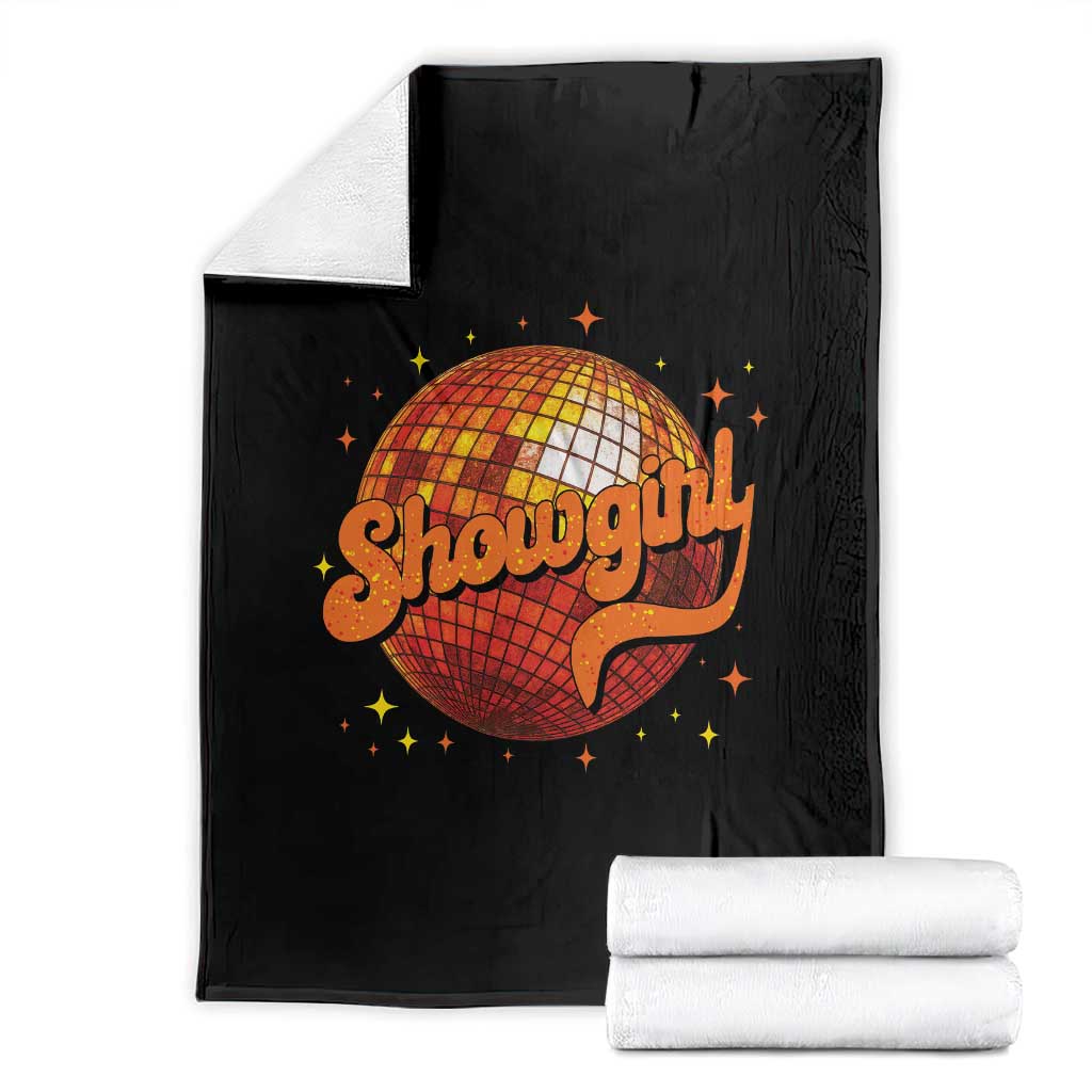 Showgirl Throw Blanket Orange Show Girl Concert Country Music Fan Gift TS10 Black Print Your Wear