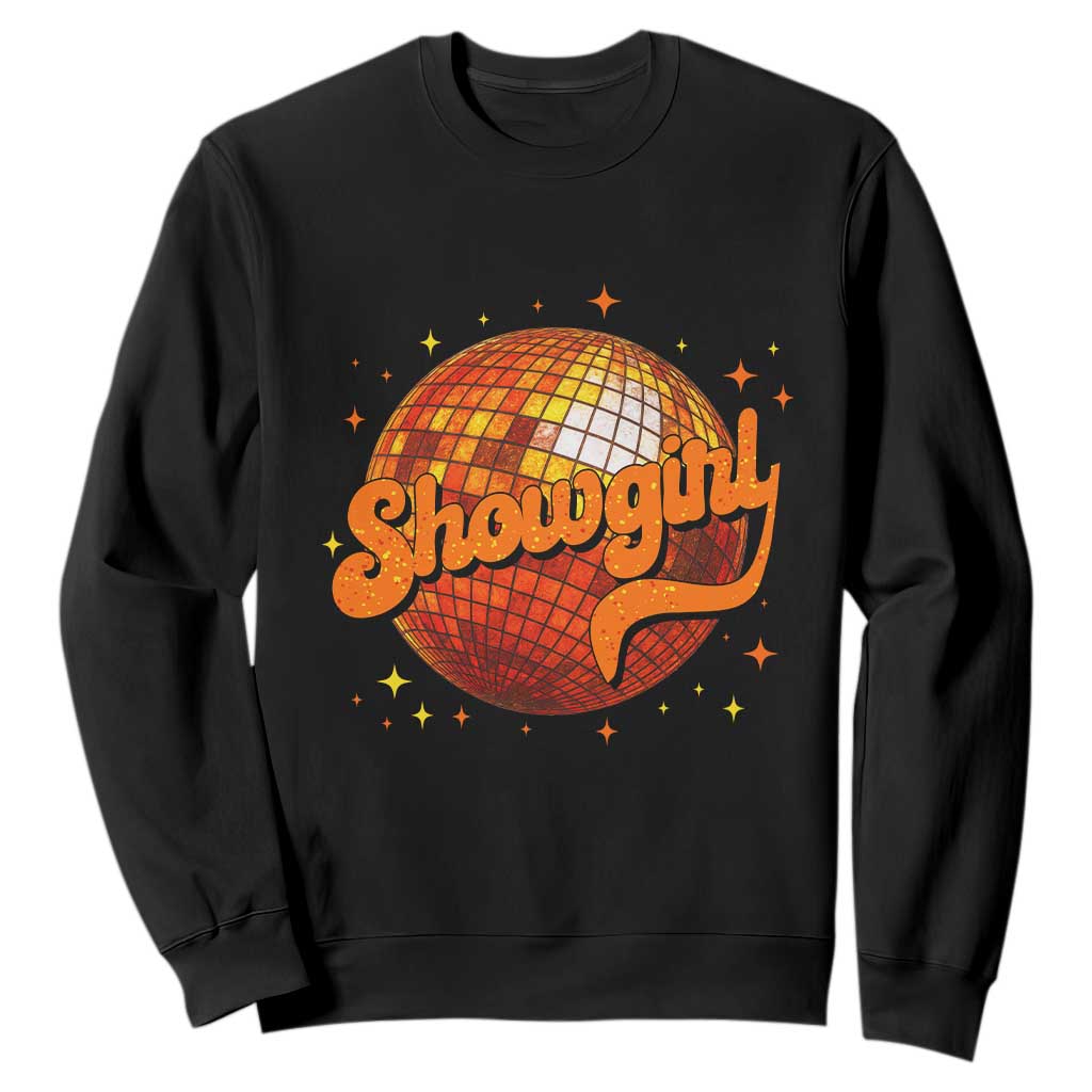 Showgirl Sweatshirt Orange Show Girl Concert Country Music Fan Gift TS10 Black Print Your Wear