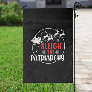 Sleigh The Patriarchy Garden Flag Feminist Christmas Womens Rights TS10 Print Your Wear