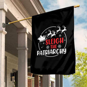 Sleigh The Patriarchy Garden Flag Feminist Christmas Womens Rights TS10 Print Your Wear