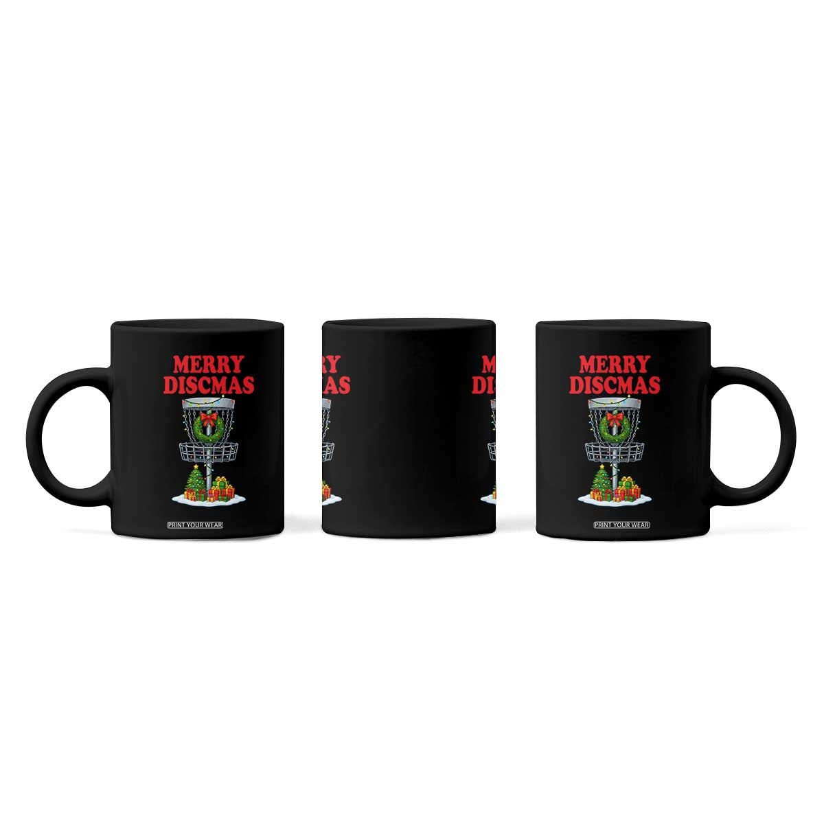 Christmas Disc Golf Coffee Mug Merry Discmas Golfers Frisbee Golfer Xmas Gift TS10 Print Your Wear