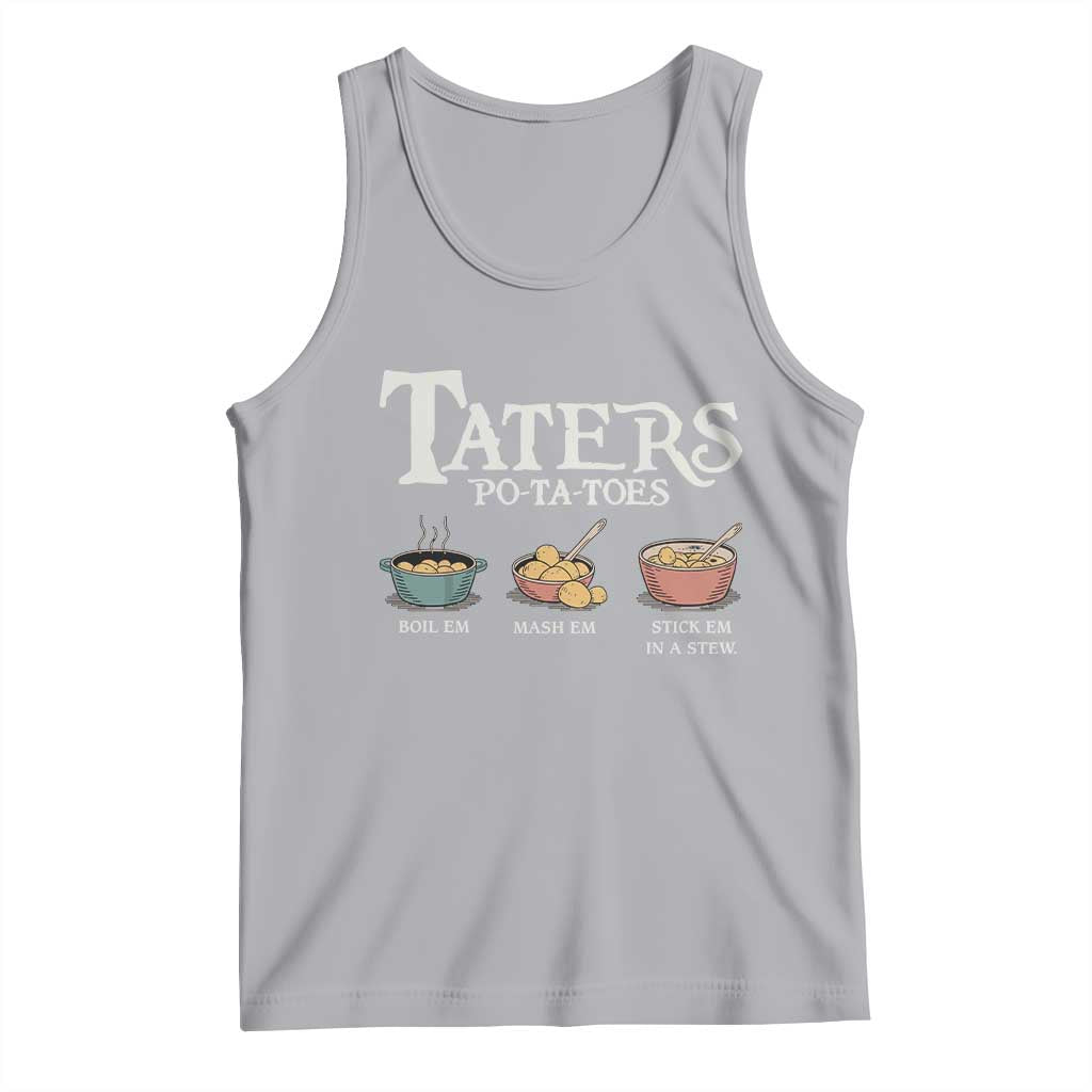 Taters Potatoes Tank Top Funny Movie Fans Holiday Gift TS10 Athletic Heather Print Your Wear